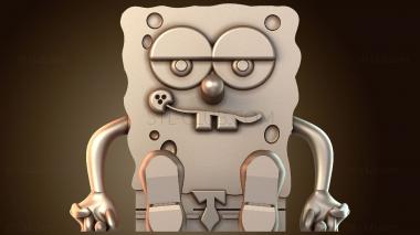 3D модель Bed Slinger Шарнирный Губка Боб (STL)