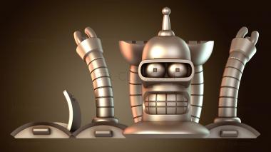 3D модель Бендер Робот BD (STL)