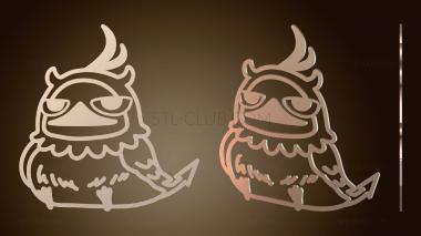 3D модель Черный клевер Нерон (STL)