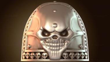 3D модель Наплечник Черного Тамплиера-Кастеляна (STL)