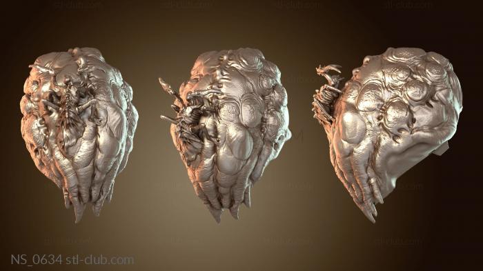 Нестандарт Брюхо Черной Вдовы с Некроспайдером