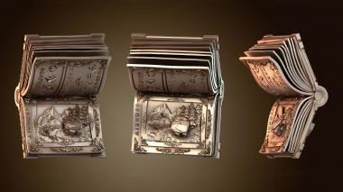 3D модель Книга Дама Пик Sup (STL)