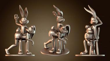 3D модель Жуки и хвост Лолы (STL)