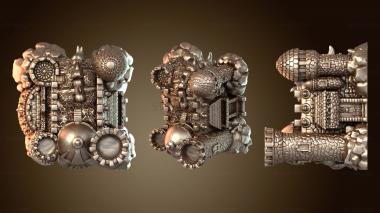 3D модель Мультфильмы Серый Череп Кастель (STL)