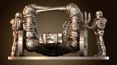 3D модель Catapulte et Servants (STL)