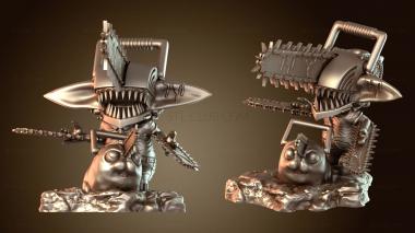 3D модель Человек-бензопила Грогу (STL)