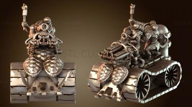 3D модель Колесницы Крысы Гатлинги Малепьер (STL)