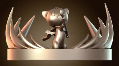 3D model Chomusuke (STL)