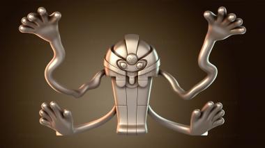 3D модель Кофагригус (STL)