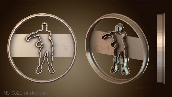 Формочка для печенья Cortantes Fortnite Bailando