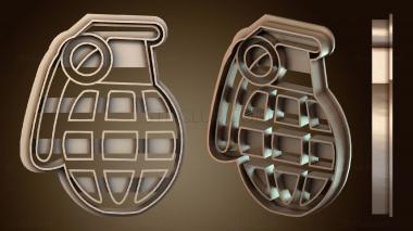 3D модель Формочка для печенья Cortantes Fortnite Granada (STL)