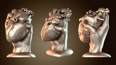 3D мадэль Раздавленное Валентиновское сердце (STL)