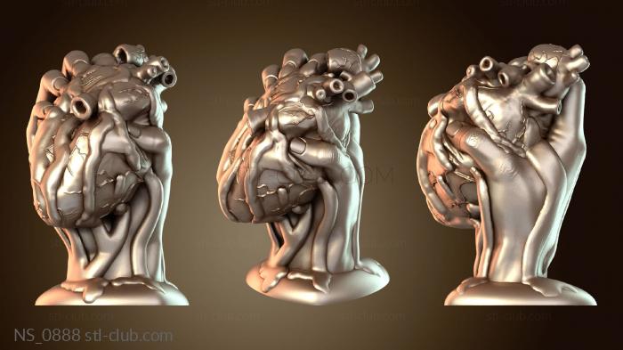 Нестандарт Раздавленное Валентиновское Сердце Все Одно С Кровью