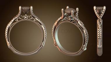 3D model Ct center solitaire (STL)