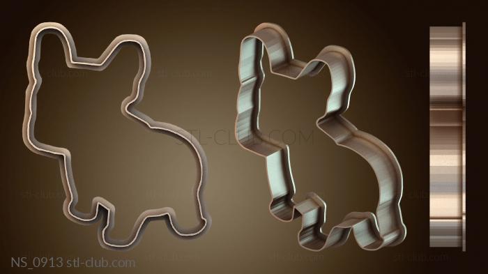 Нестандарт Формочки для печенья Cutkies cortadores Galletas BULLDOG