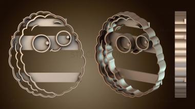 3D model Cutters wall nut (STL)