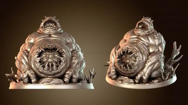 3D model Dantes Inferno Ciacco (STL)