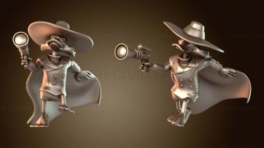 3D модель Темнокрылая утка игривая (STL)