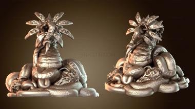 3D model Deepest Dark Mind Worm (STL)
