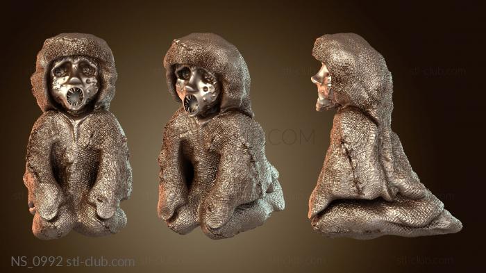 Нестандарт Депрессия. Маленький мальчик подражает депрессии.