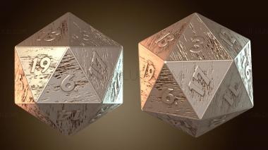 3D модель Кубик C (Багровый) (STL)