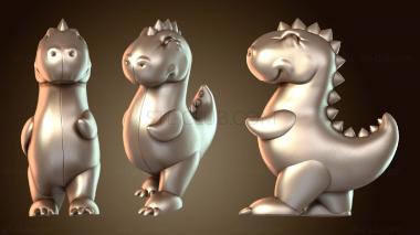 3D модель Дино Флинстоуны (STL)