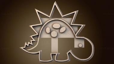 3D модель Игрушка Динозавр (STL)