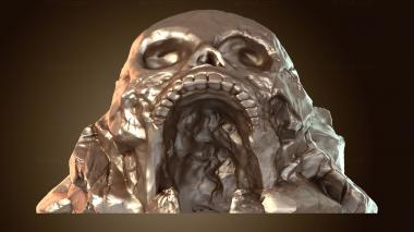 3D модель Вход в Dragonlock Ultimate FDG Skull (STL)