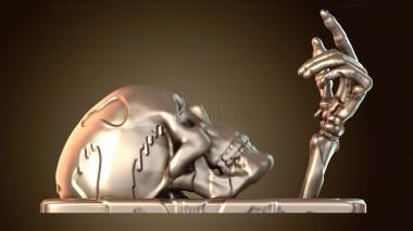 3D model Dripping Skull (STL)