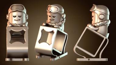 3D модель Дрон-пилот с креплением (STL)