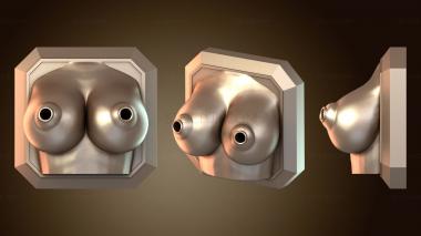 3D мадэль Подставка для ручек Dual Tits (STL)