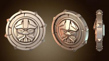 3D модель Трофейный мяч «Гномья монета» (серебряный) (STL)