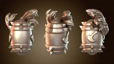 3D модель Трофейный мяч-монета гнома (бриллиант) (STL)