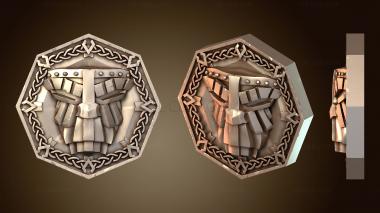 3D модель Жетон гномов (бонус) (STL)