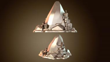 3D модель Камень-реквизит шахты гномов (STL)