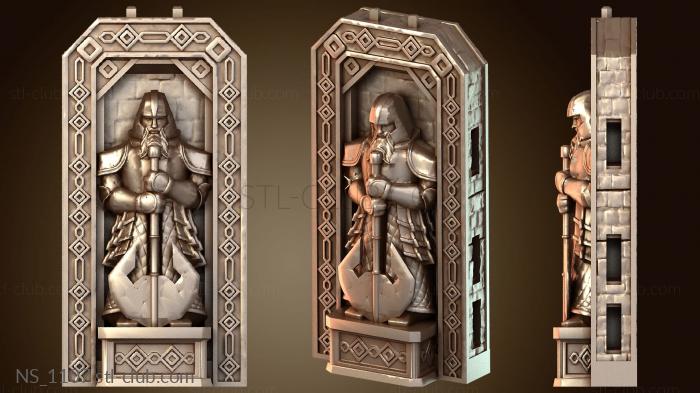 Нестандарт Стена дани гномов и статуя гнома