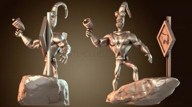 3D мадэль Земляной червь Джим (STL)