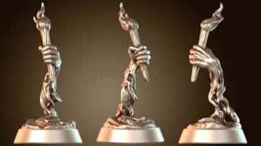 3D model ECTS Mage with Torch (STL)