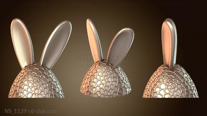 Нестандарт Яйцо – Подарочный горшочек в виде кролика (верхний)