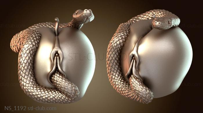 Ева яблоко змея высокое разрешение