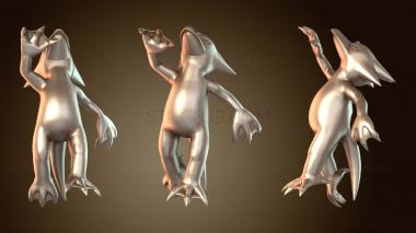 3D model Evo Swin Golduck (STL)