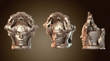 3D модель Падший ангел на забытом троне (STL)