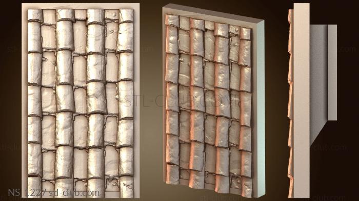 Fantasy roof terracotta surface