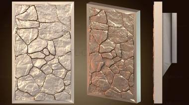 3D model Fantasy stone surface (STL)