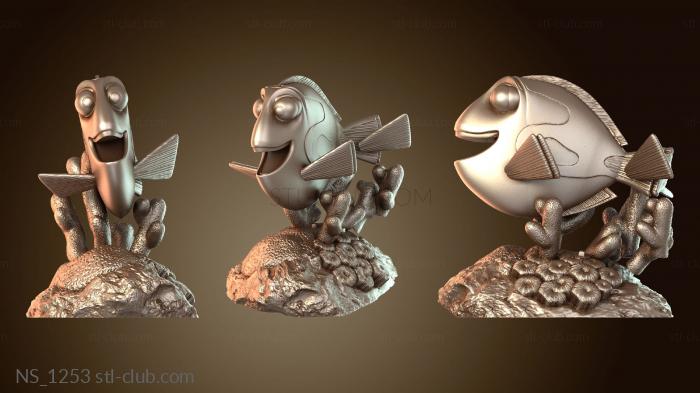Figurines finding nemo dory