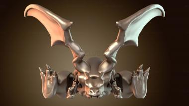 3D модель Гибкий чаризард (STL)