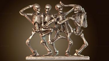 3D model Four skeletons (STL)