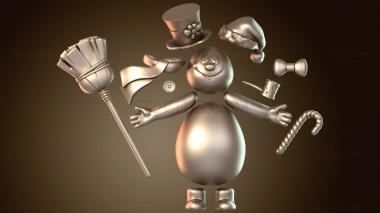 3D модель Фрости Снеговик ФРОСТИ (STL)