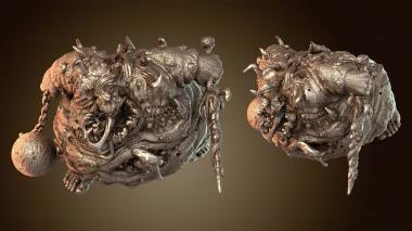 3D модель Игры Мифология Босс Демон Порталгоблин Тыквенный Папа (STL)