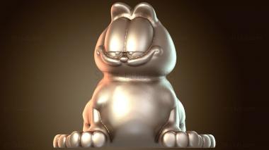 3D модель Гарфилд и Оди (STL)